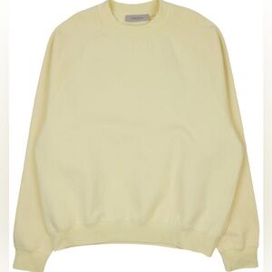 Fear of God Essentials Crewneck Sweatshirt Canary Yellow (FW22) Size M